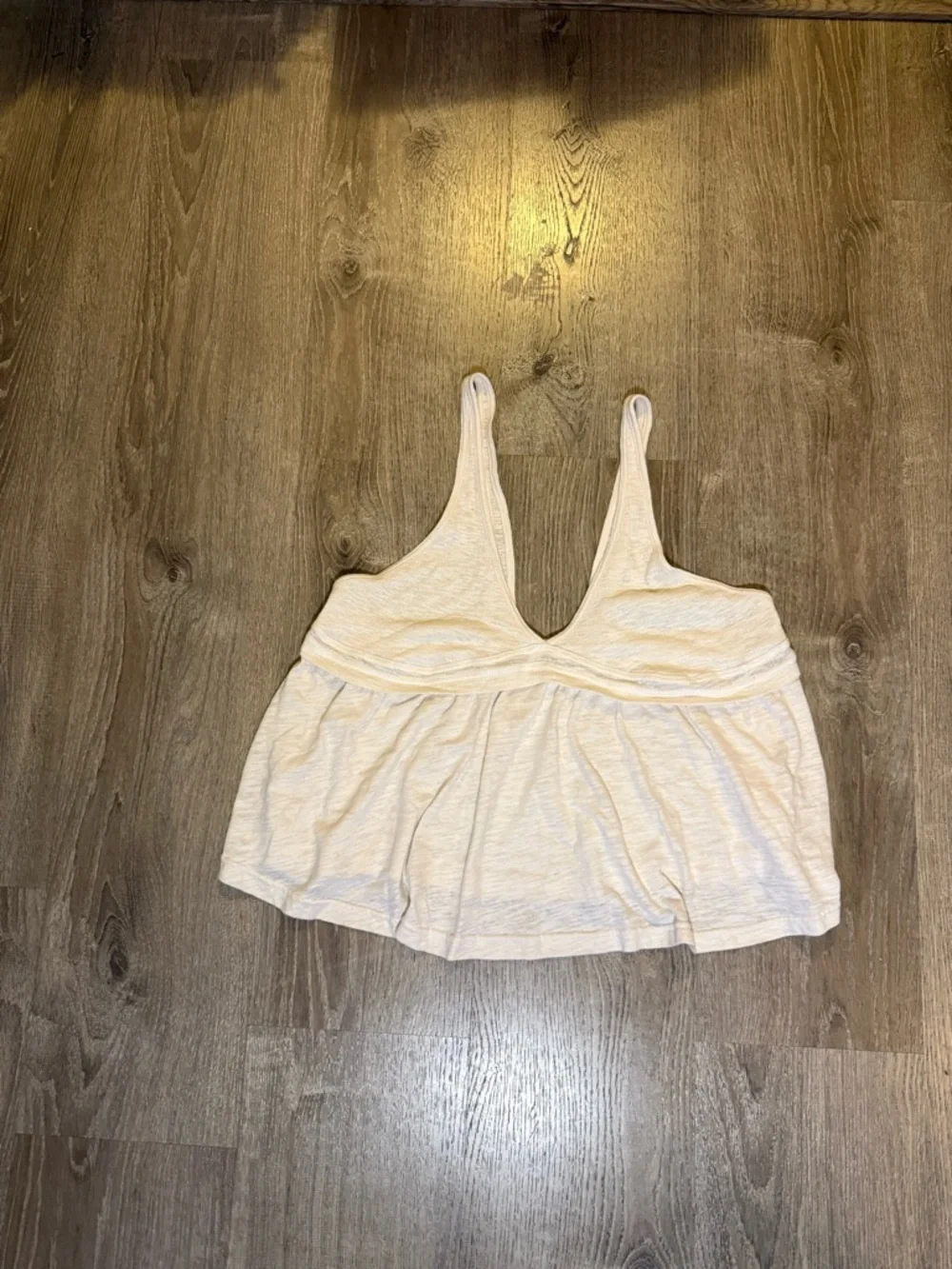 Free People Zinia V-Neck Babydoll Tank Top